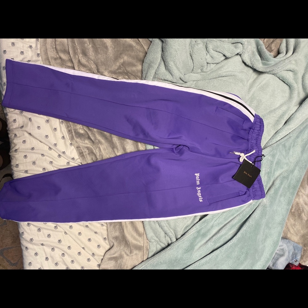 Purple palm angles sweatpants